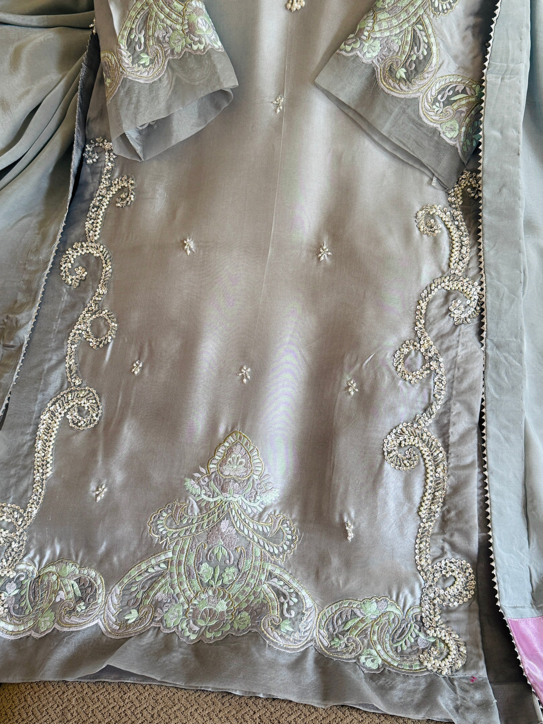 HEAVY PURE SILK CUSTOM PARTYWEAR MUSF11