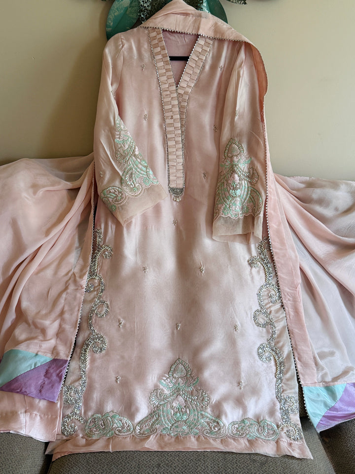 HEAVY PURE SILK CUSTOM PARTYWEAR MUSF12