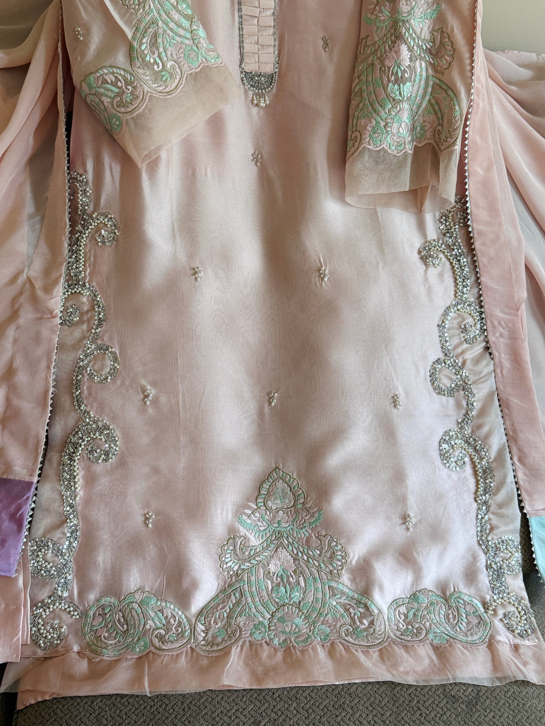HEAVY PURE SILK CUSTOM PARTYWEAR MUSF12