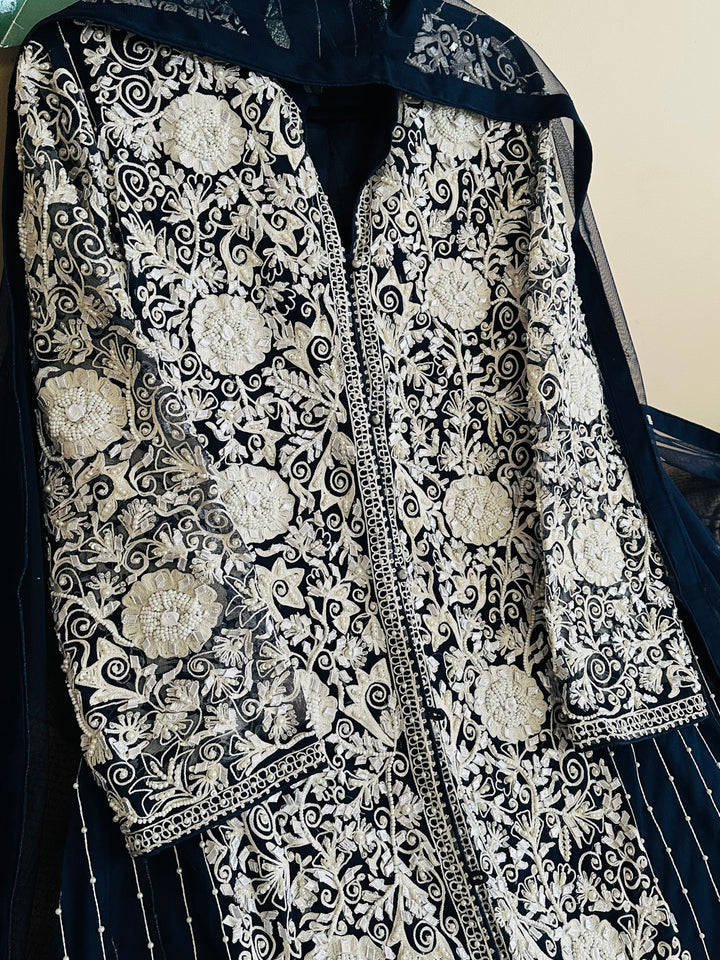 HEAVY PARTYWEAR PEARLWORK SUIT ALPW05
