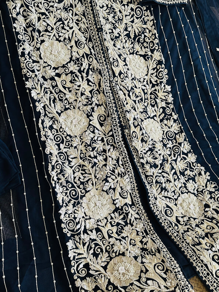 HEAVY PARTYWEAR PEARLWORK SUIT ALPW05