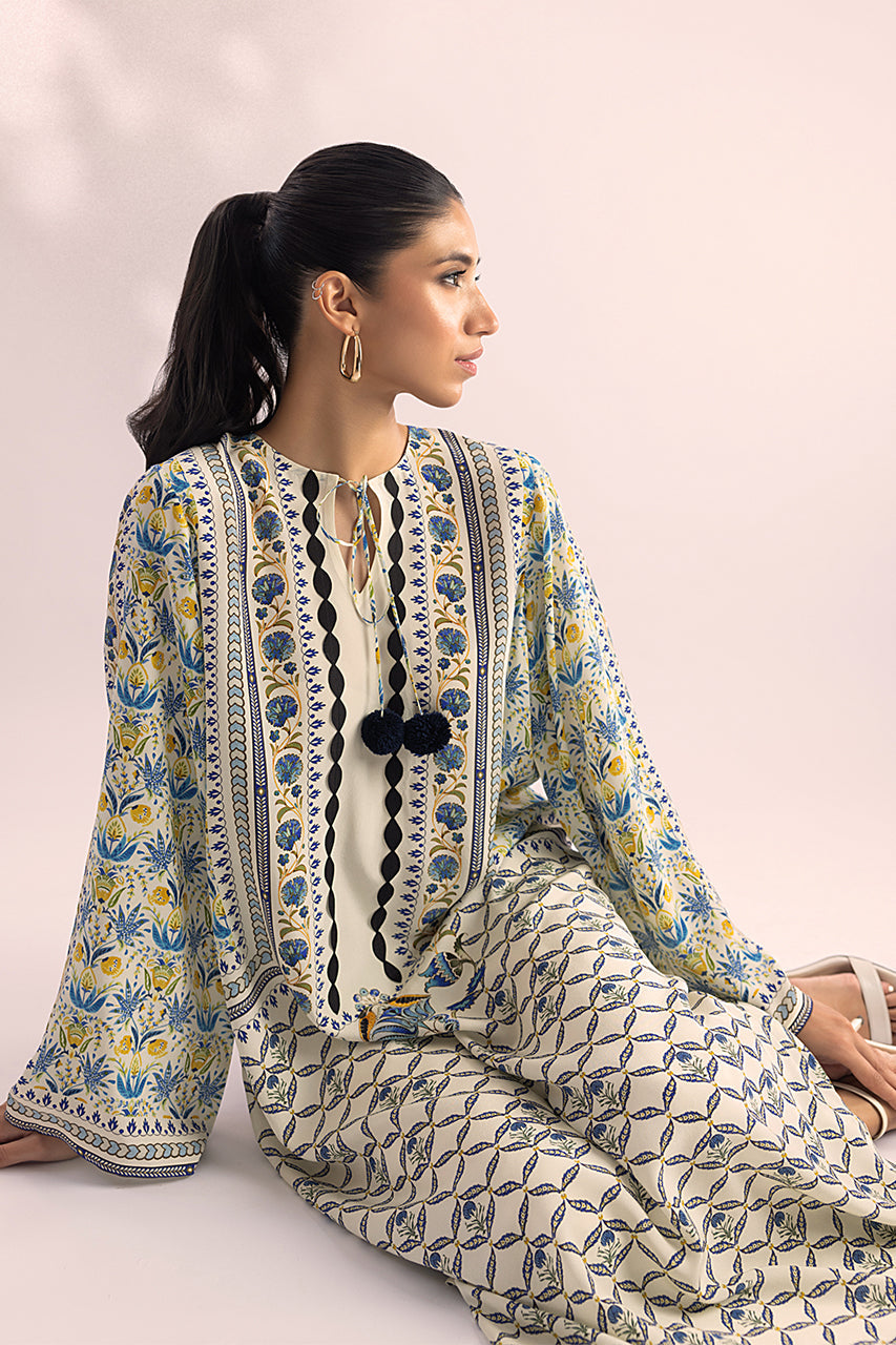 PURE CREPE SILK FUSION KAFTAN SFKF13