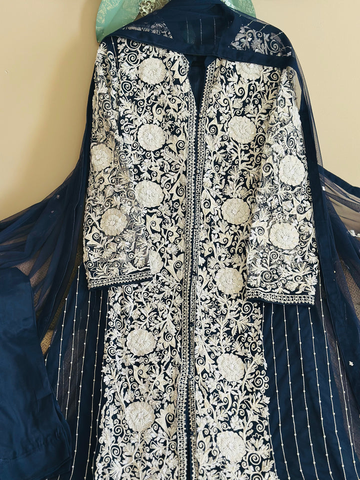 HEAVY PARTYWEAR PEARLWORK SUIT ALPW05