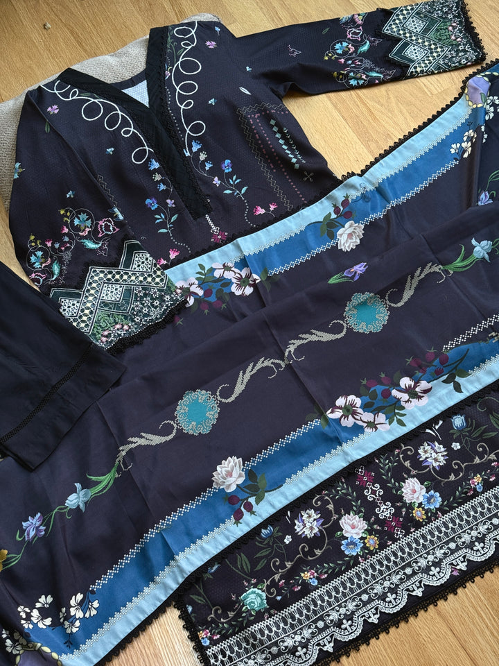 QALAMKAR WINTER COLLECTION SKYE