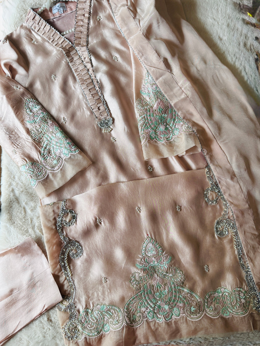 HEAVY PURE SILK CUSTOM PARTYWEAR MUSF10