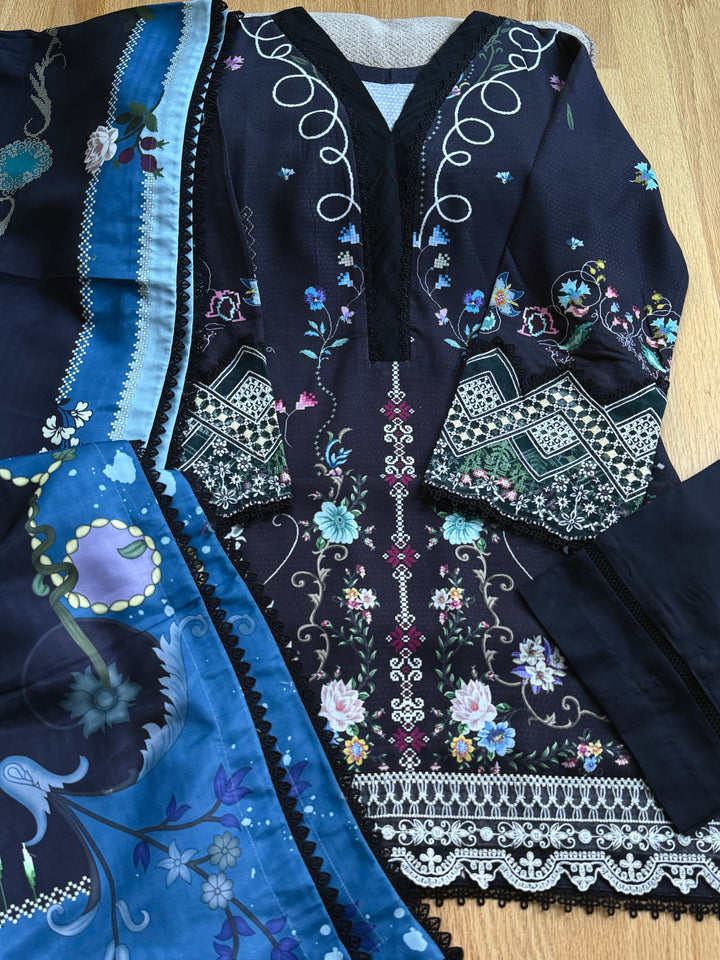 QALAMKAR WINTER COLLECTION SKYE