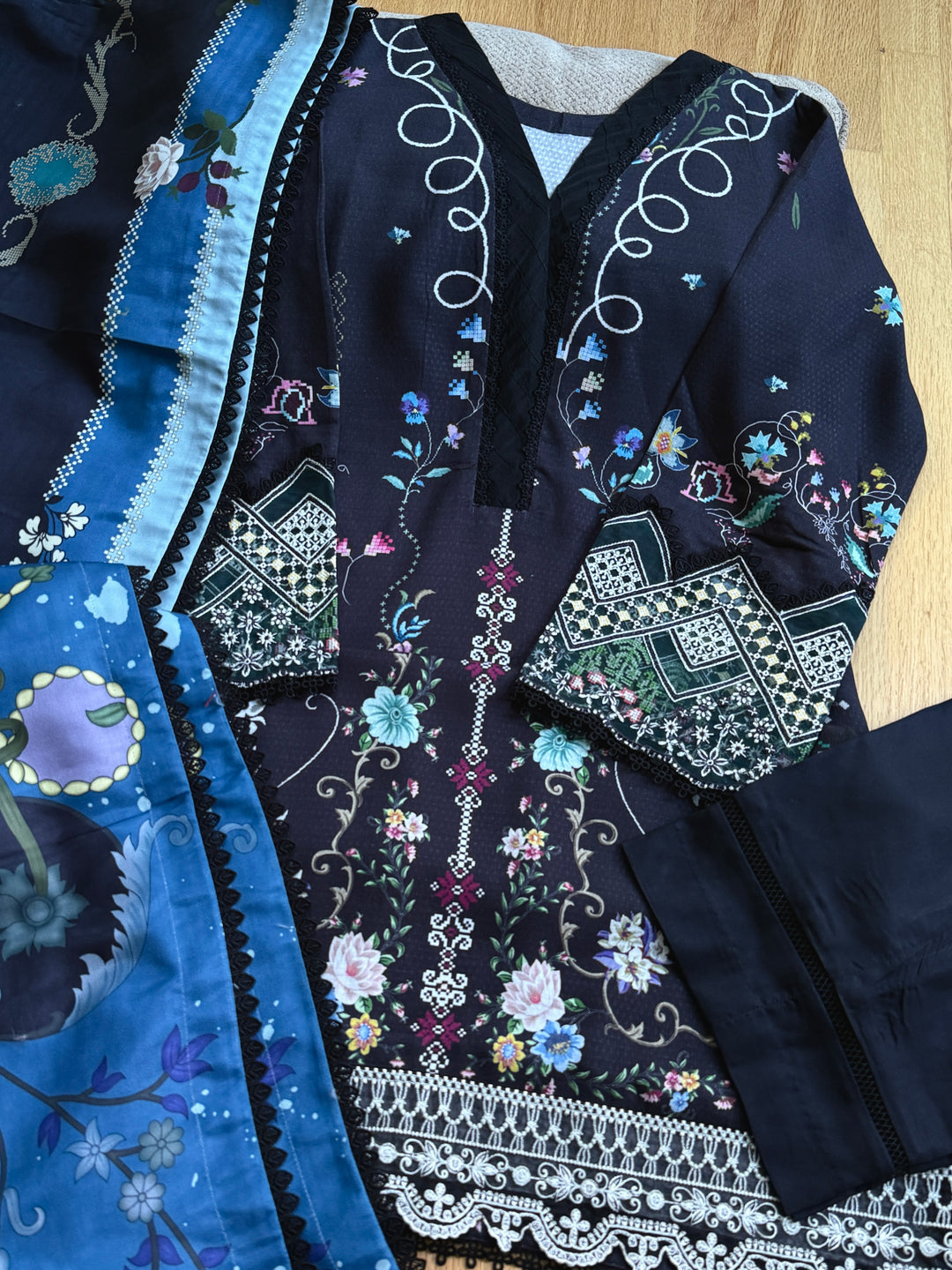 QALAMKAR WINTER COLLECTION SKYE