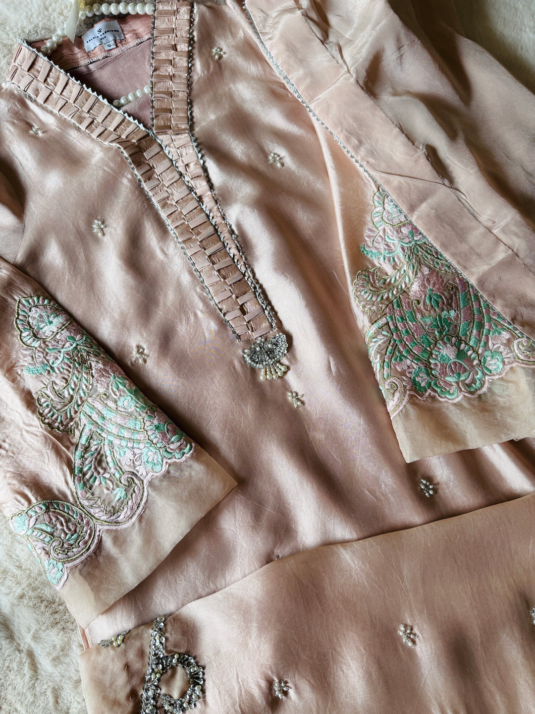 HEAVY PURE SILK CUSTOM PARTYWEAR MUSF10