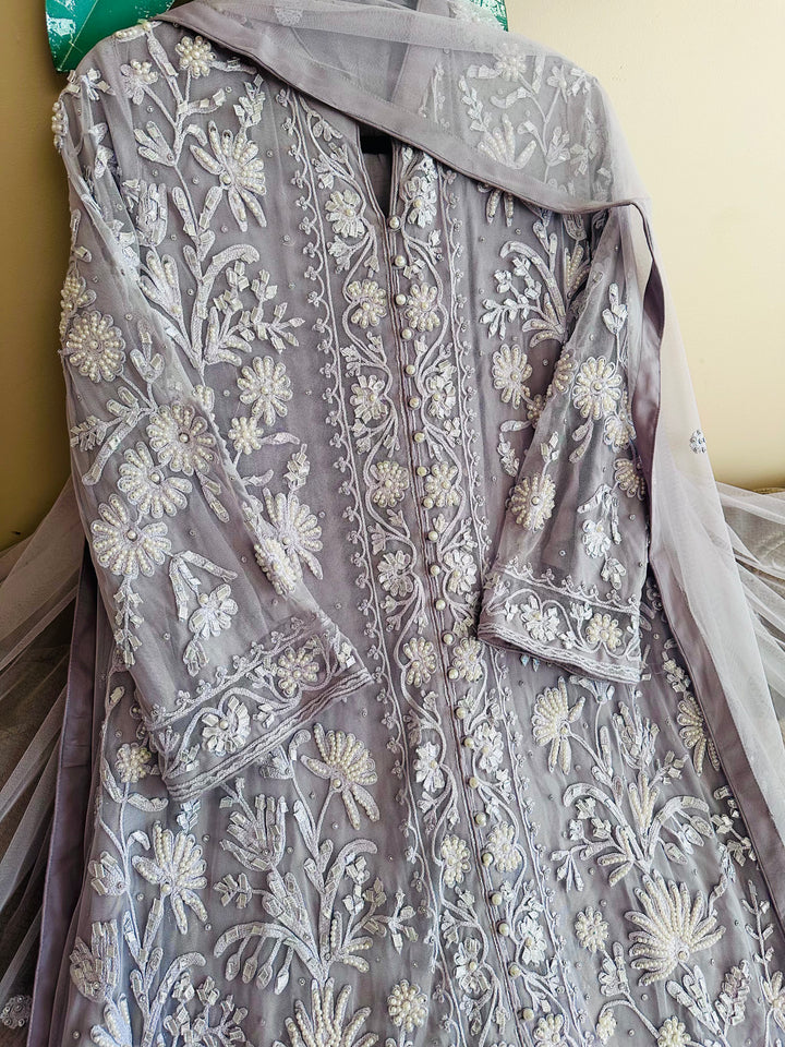 HEAVY PARTYWEAR PEARLWORK SUIT ALPW04