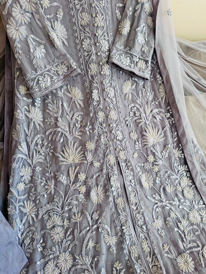HEAVY PARTYWEAR PEARLWORK SUIT ALPW04
