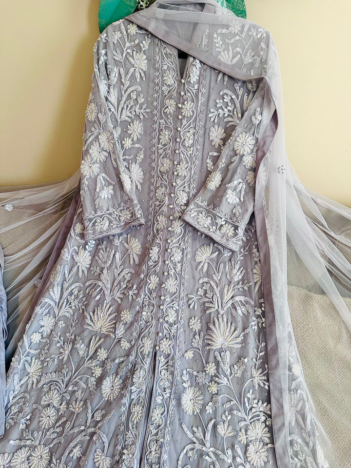 HEAVY PARTYWEAR PEARLWORK SUIT ALPW04