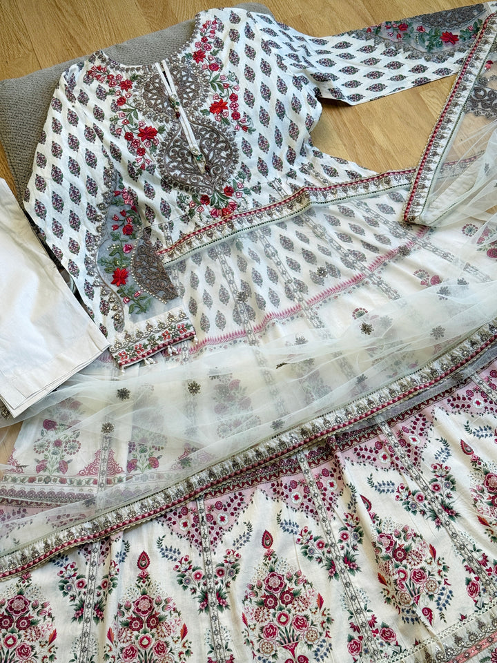 EMBROIDERED PARTYWEAR FROCK ALPW151