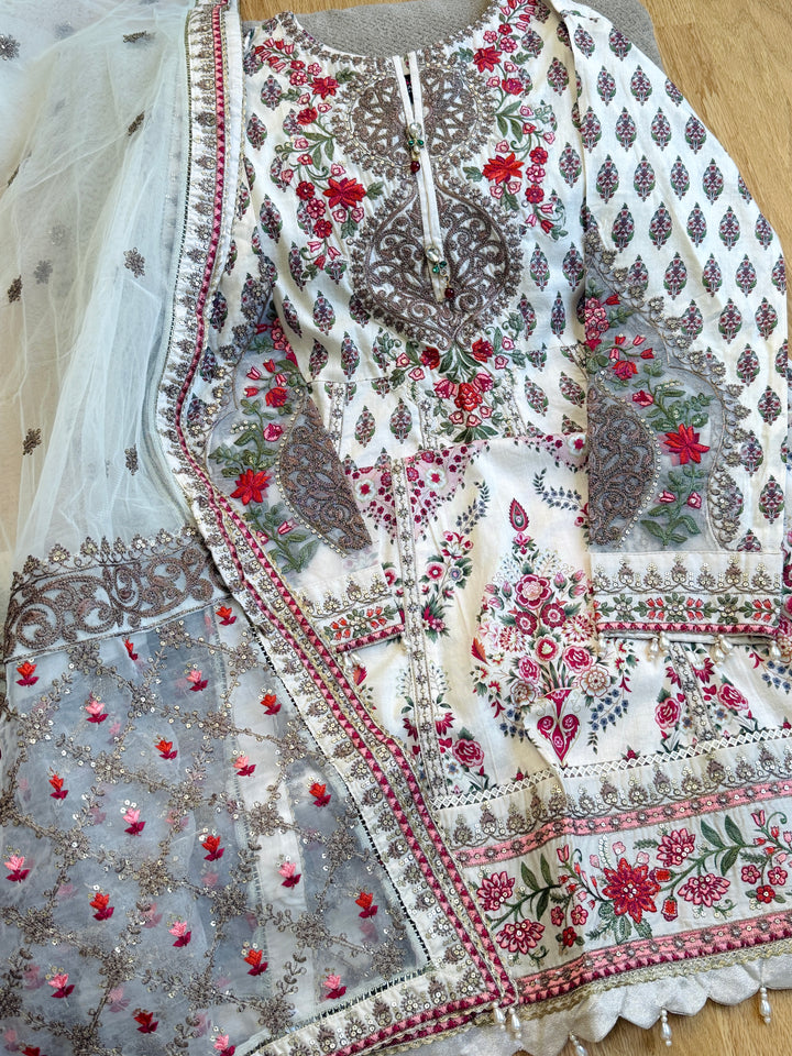 EMBROIDERED PARTYWEAR FROCK ALPW151