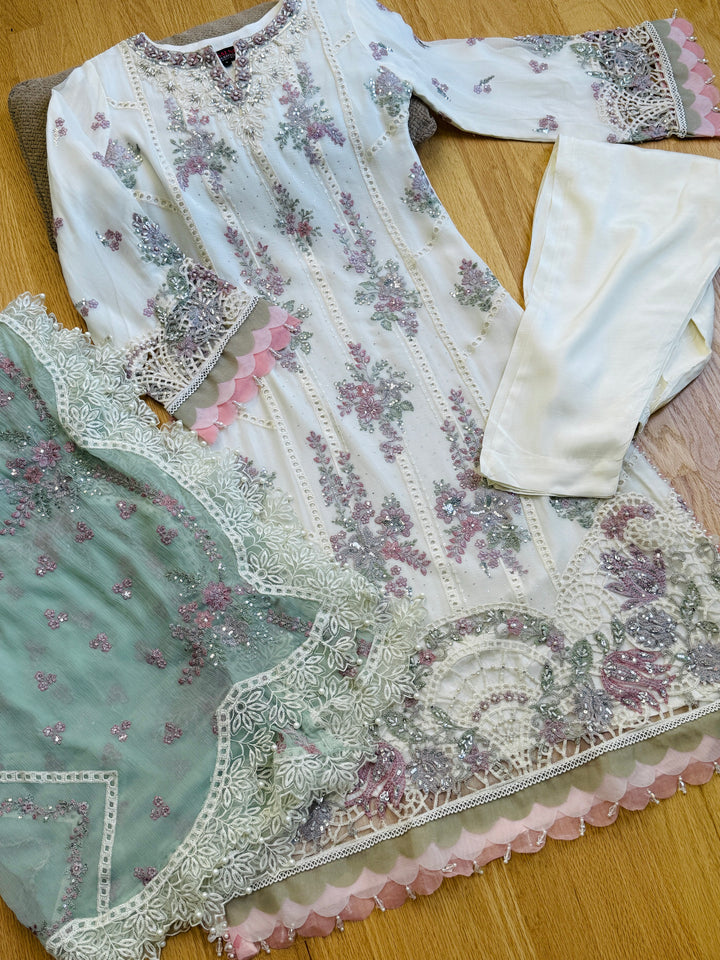 CHIFFON PARTYWEAR SUIT ALPW156