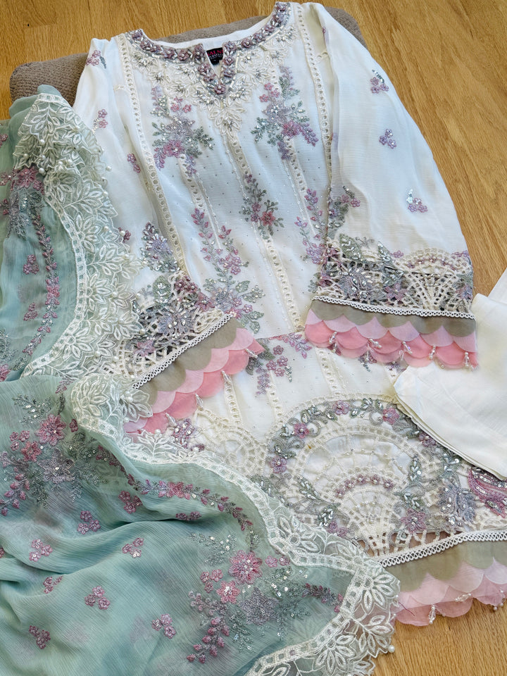 CHIFFON PARTYWEAR SUIT ALPW156