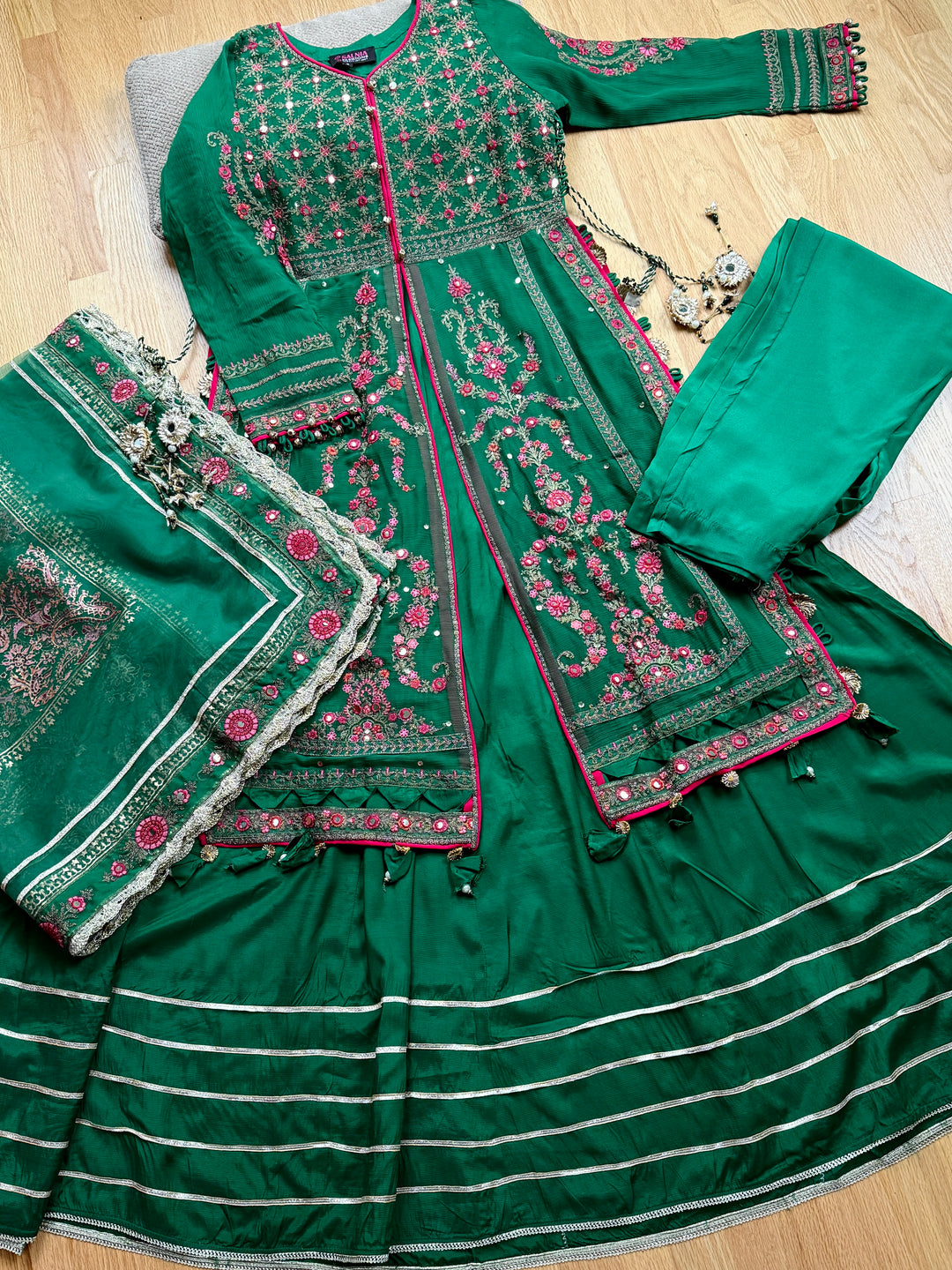 EMBROIDERED PARTYWEAR FROCK ALPW159
