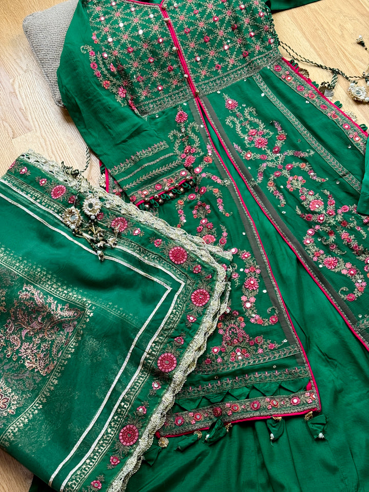 EMBROIDERED PARTYWEAR FROCK ALPW159