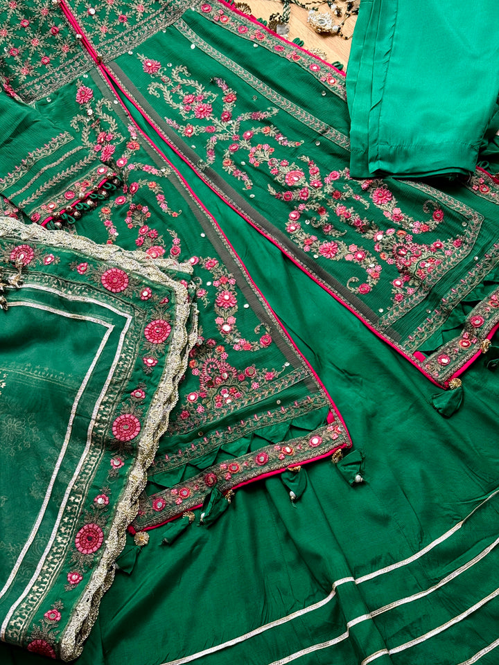 EMBROIDERED PARTYWEAR FROCK ALPW159