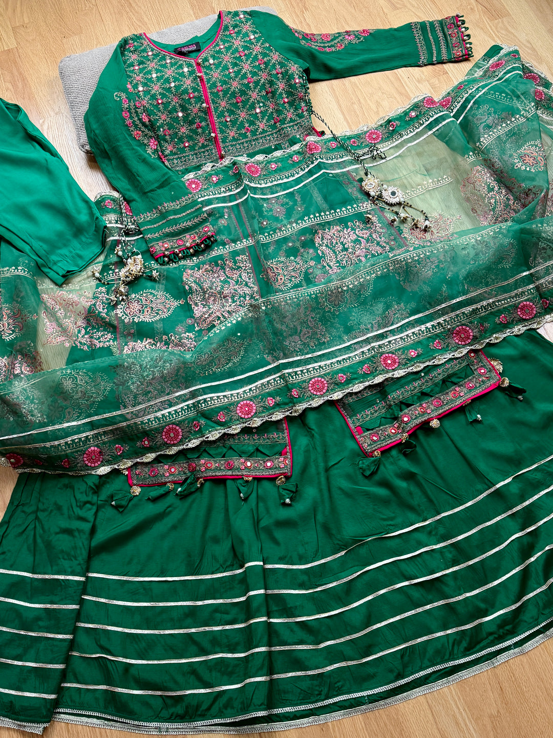 EMBROIDERED PARTYWEAR FROCK ALPW159