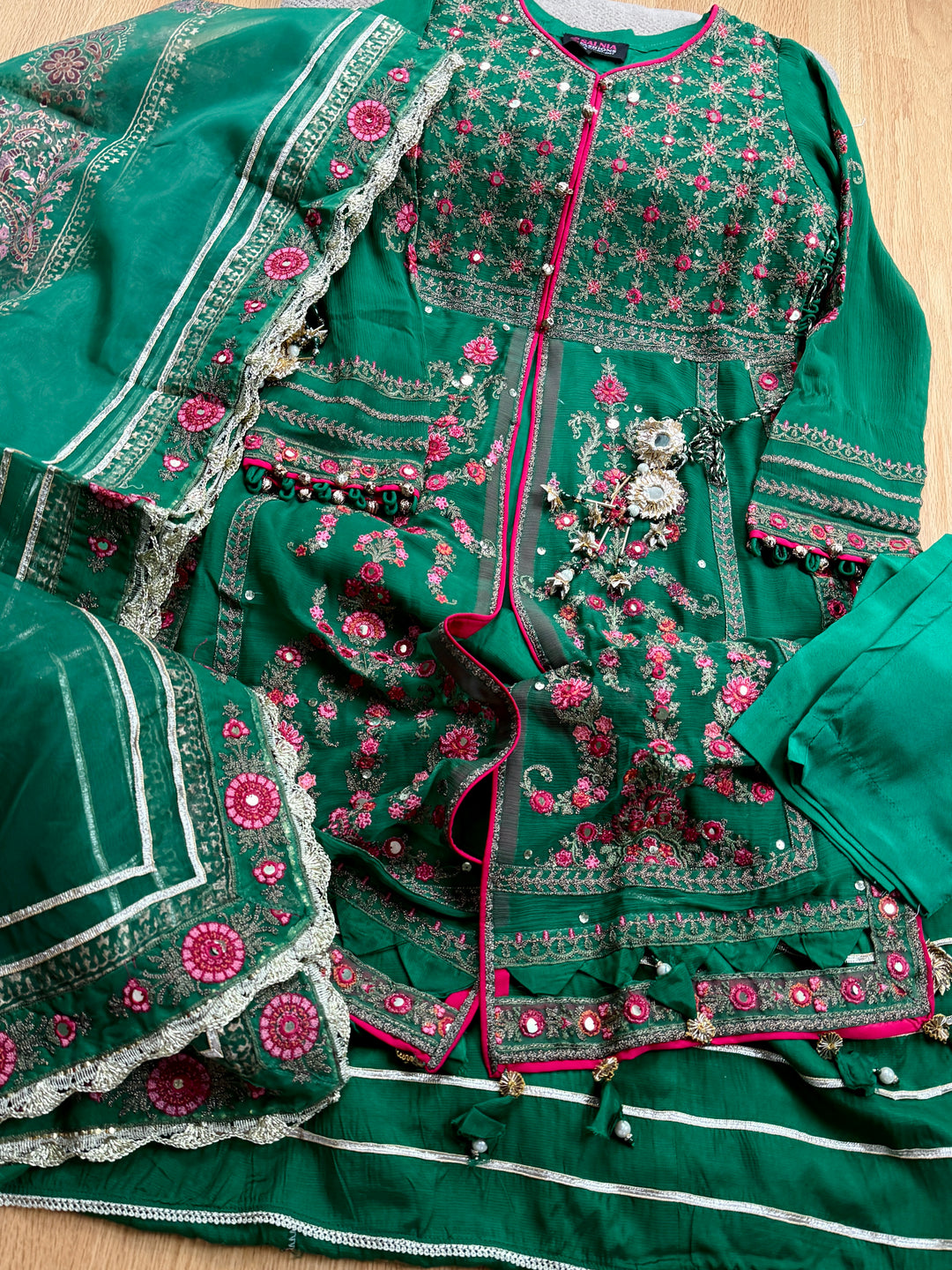 EMBROIDERED PARTYWEAR FROCK ALPW159