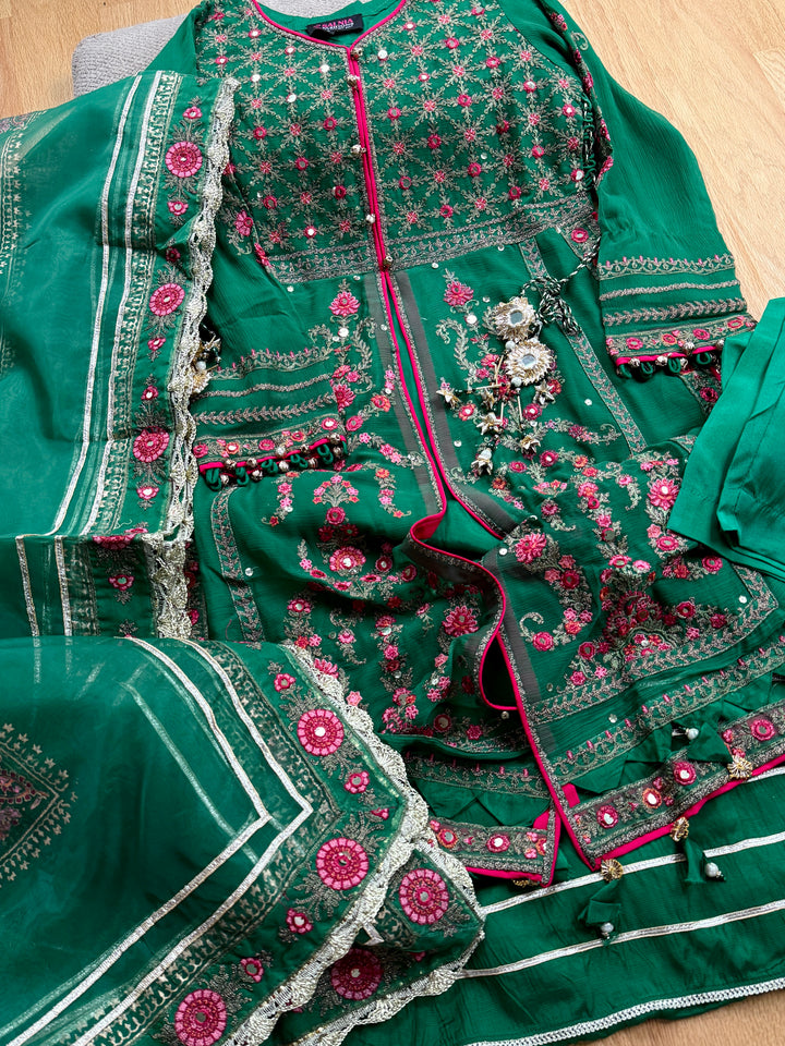 EMBROIDERED PARTYWEAR FROCK ALPW159