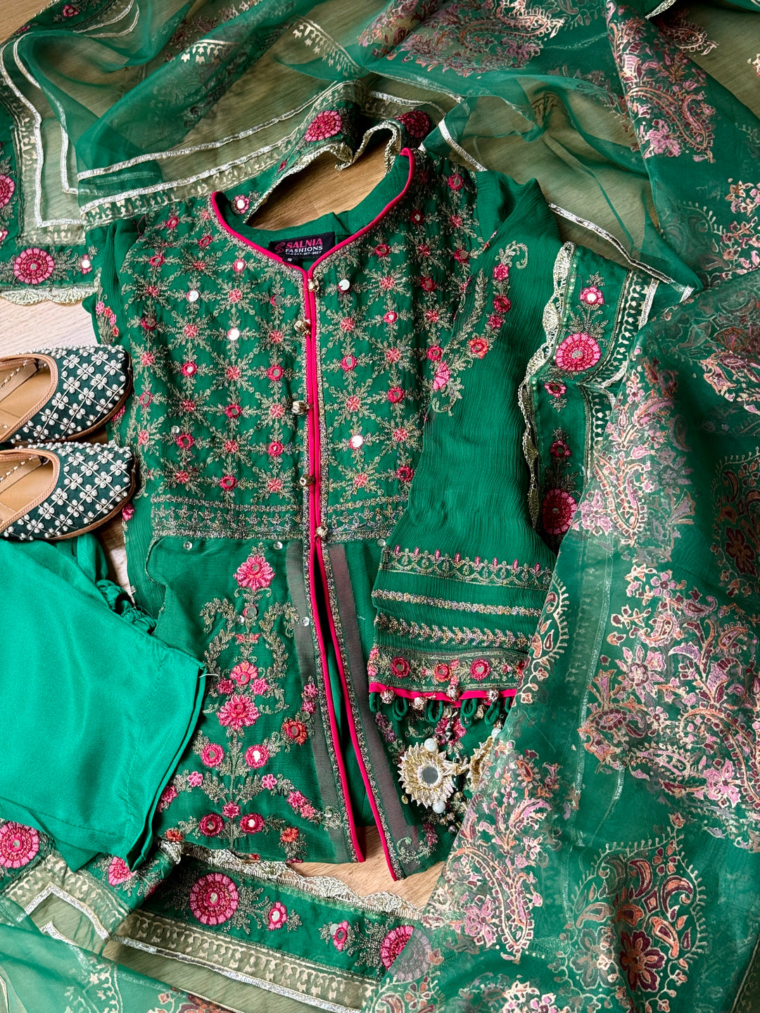 EMBROIDERED PARTYWEAR FROCK ALPW159