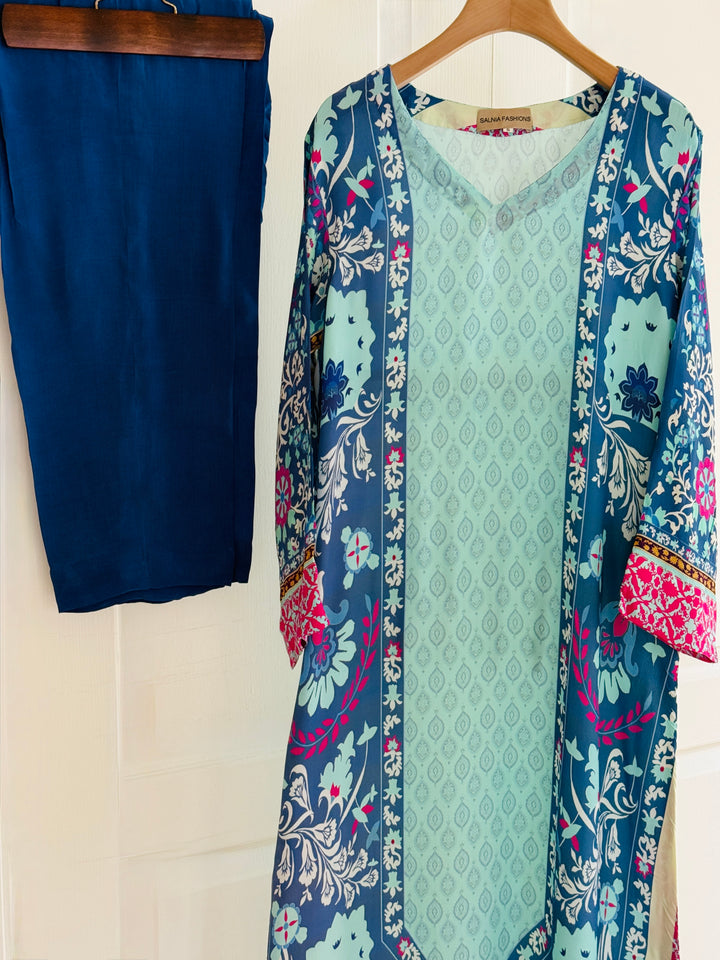 PURE CREPE SILK FUSION KAFTAN SFKF07