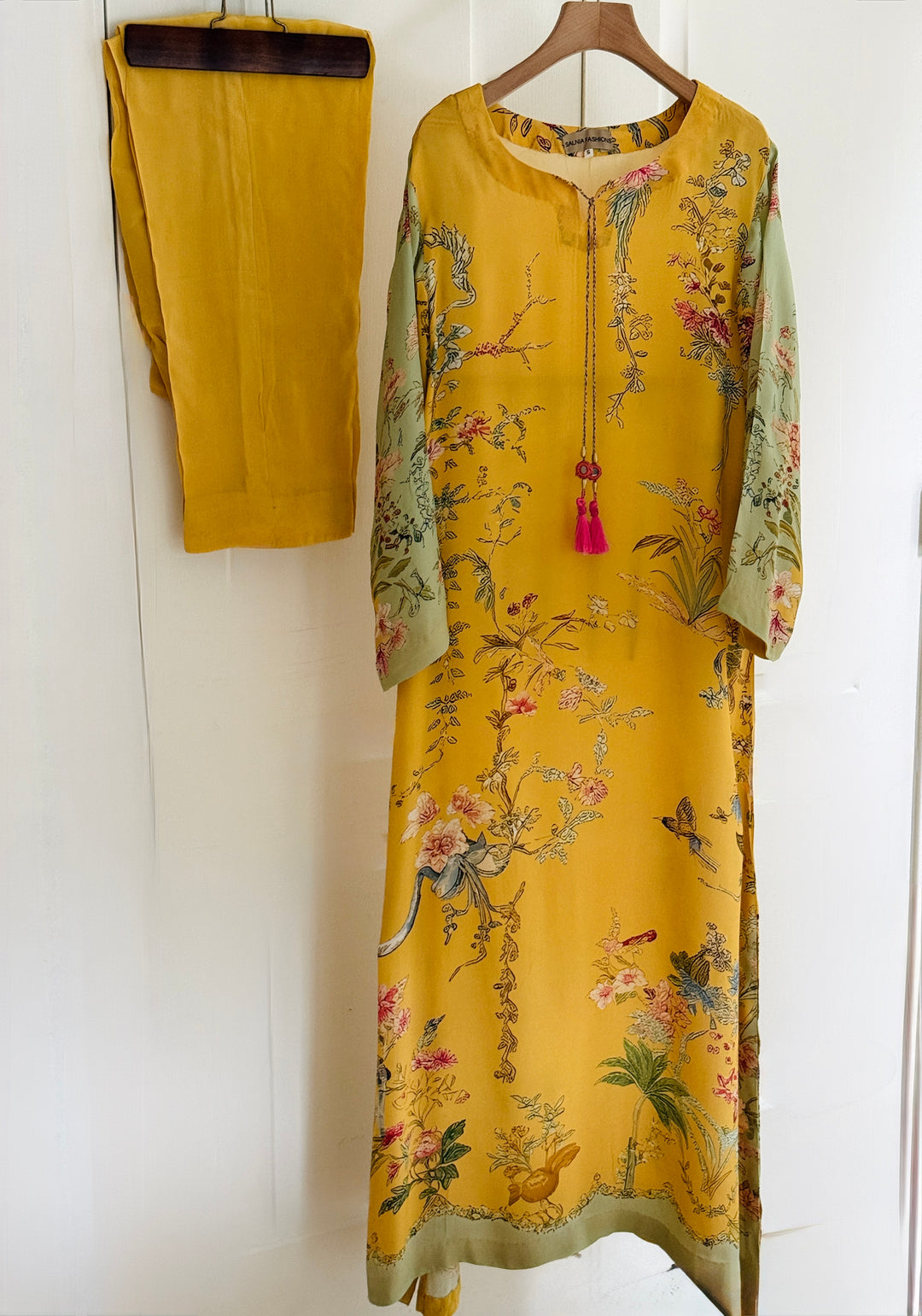 PURE CREPE SILK FUSION KAFTAN SFKF08