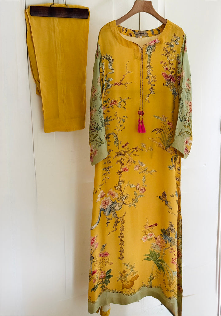 PURE CREPE SILK FUSION KAFTAN SFKF08