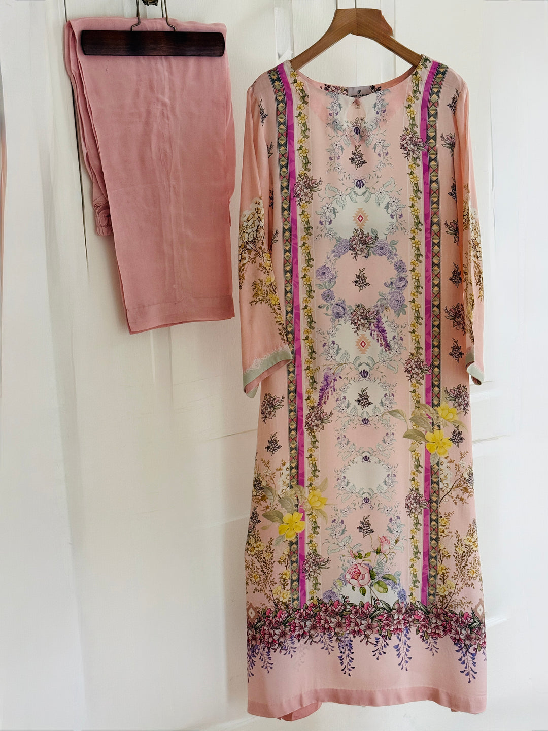 PURE CREPE SILK FUSION KAFTAN SFKF03