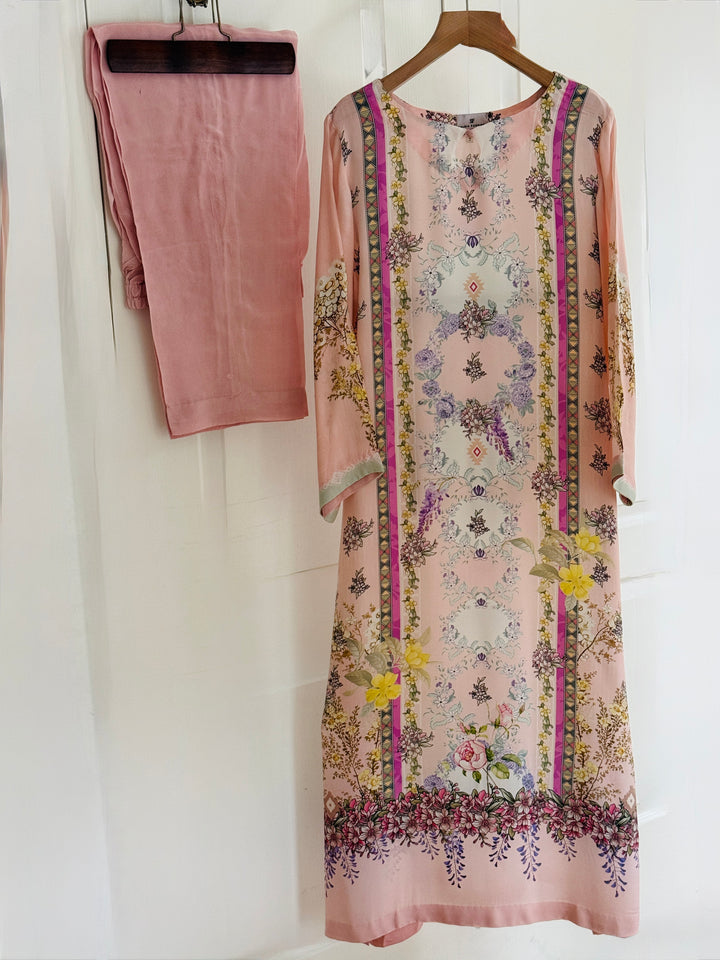 PURE CREPE SILK FUSION KAFTAN SFKF03