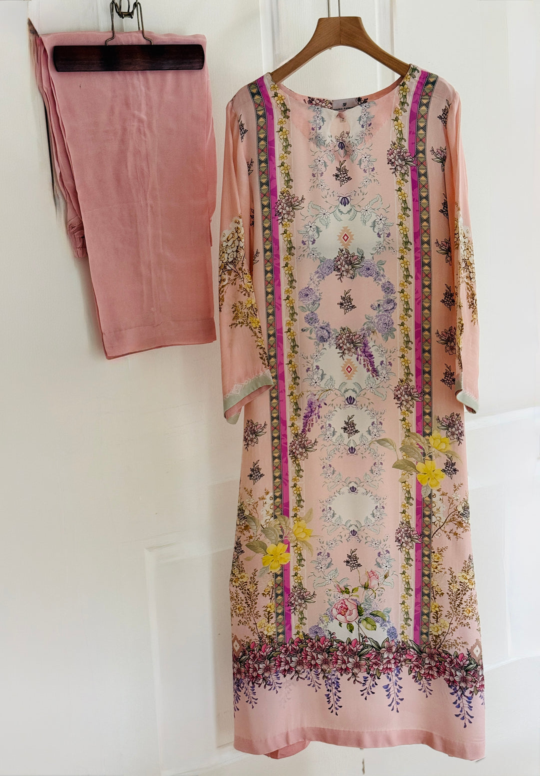 PURE CREPE SILK FUSION KAFTAN SFKF03
