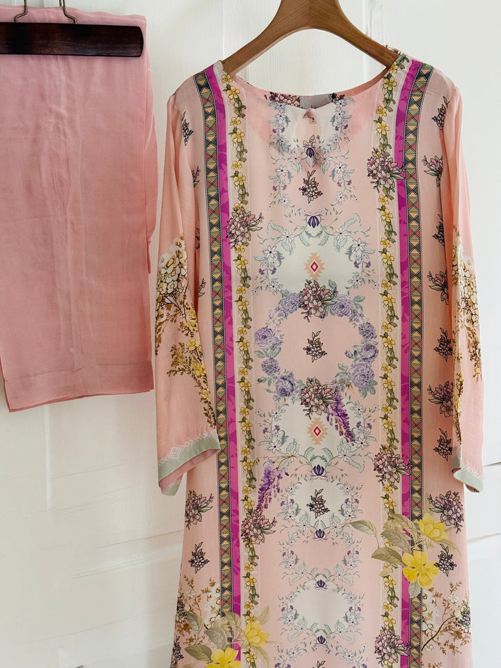 PURE CREPE SILK FUSION KAFTAN SFKF03