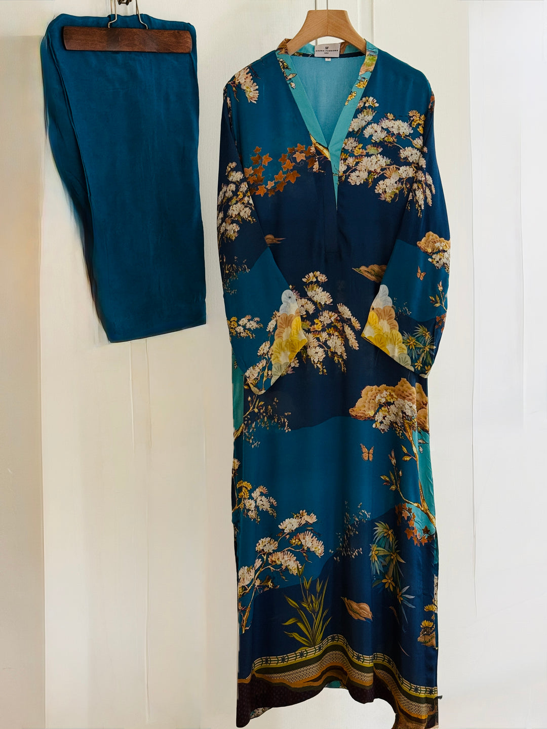PURE CREPE SILK FUSION KAFTAN SFKF05