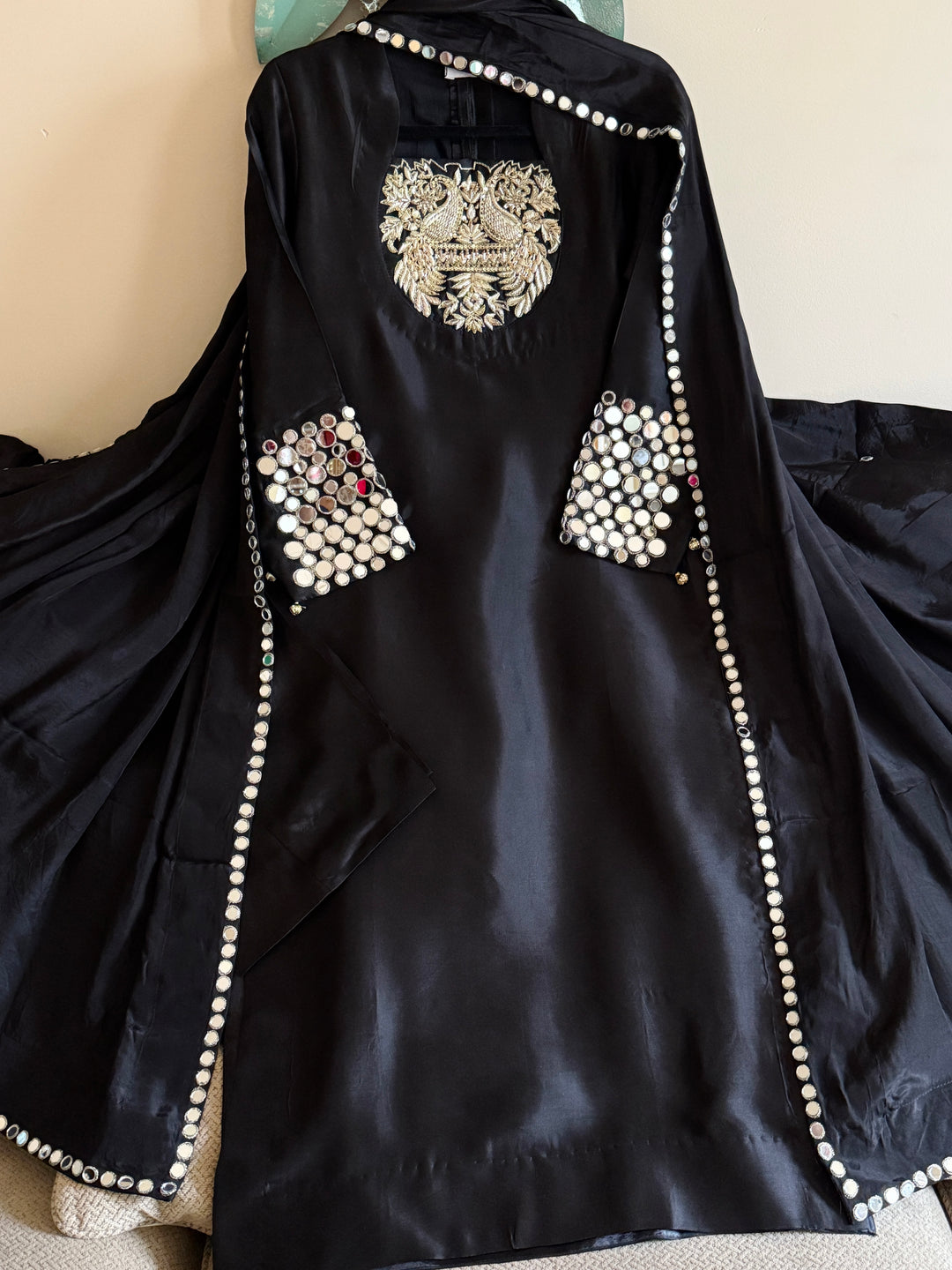 CUSTOM SERIES MIRROR WORK PARTYWEAR SUIT CSSF25