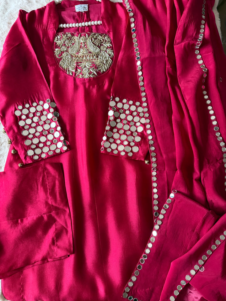 CUSTOM SERIES MIRROR WORK PARTYWEAR SUIT CSSF24