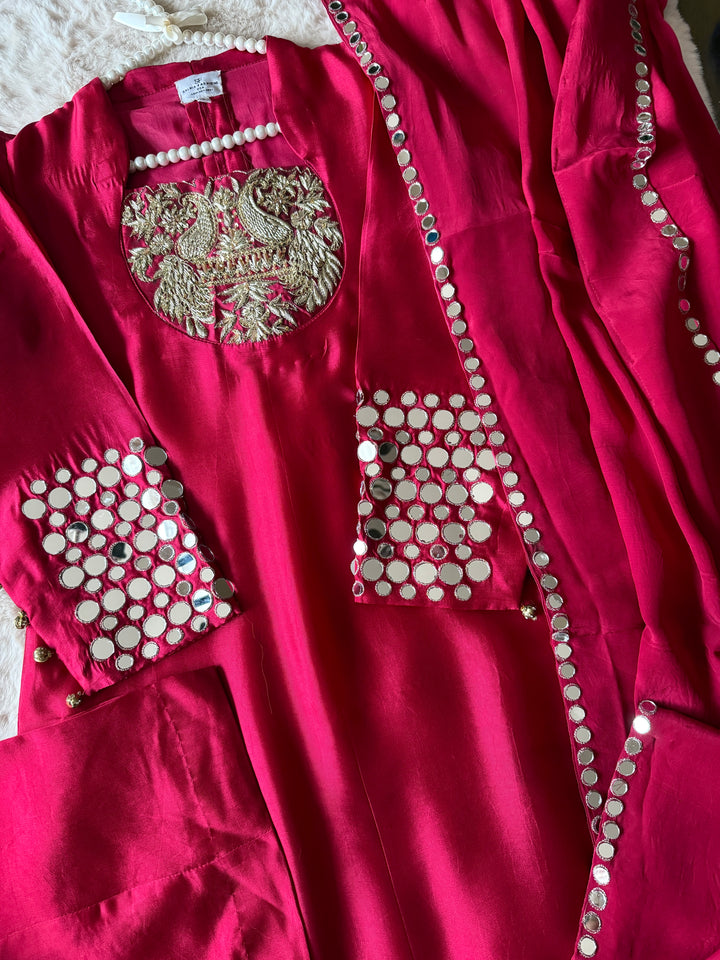 CUSTOM SERIES MIRROR WORK PARTYWEAR SUIT CSSF24