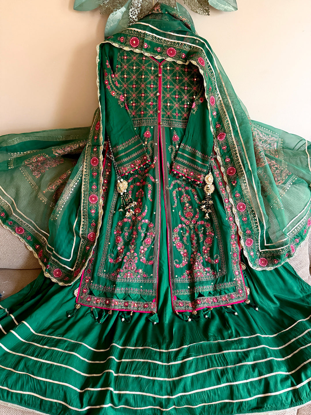 EMBROIDERED PARTYWEAR FROCK ALPW159