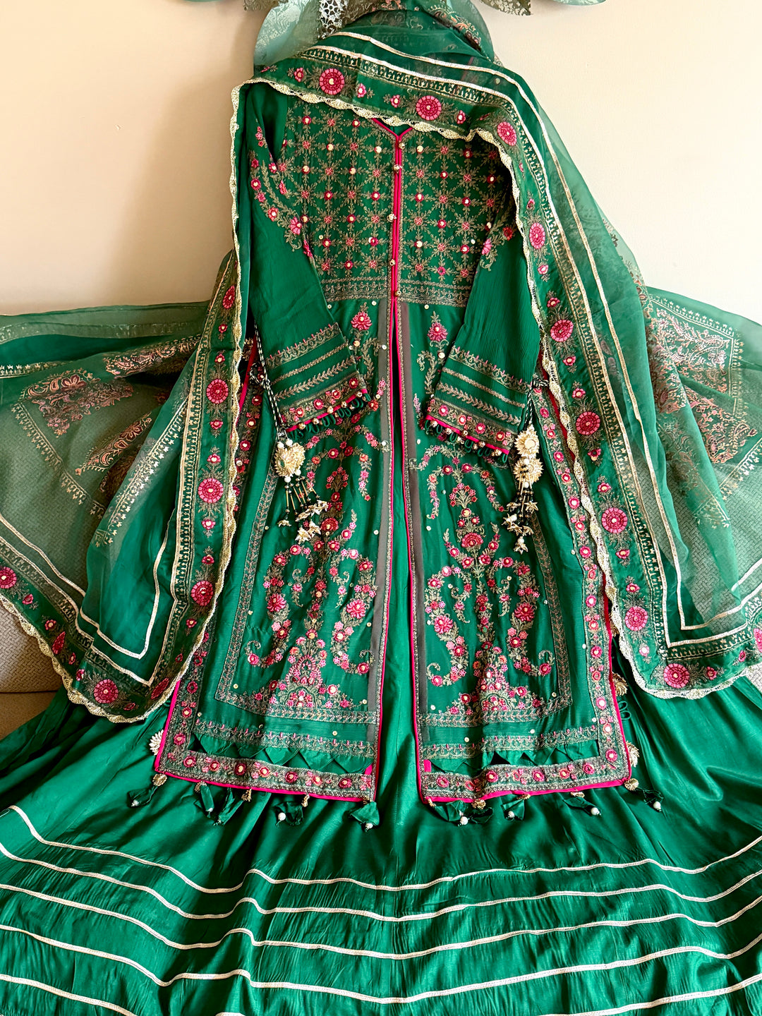EMBROIDERED PARTYWEAR FROCK ALPW159