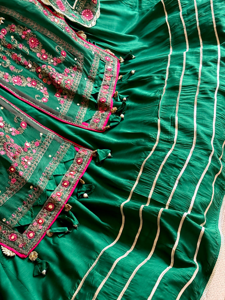 EMBROIDERED PARTYWEAR FROCK ALPW159