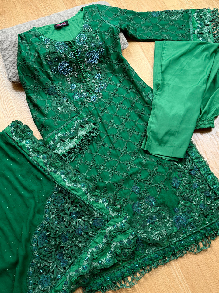 CHIFFON PARTYWEAR SUIT ALPW132
