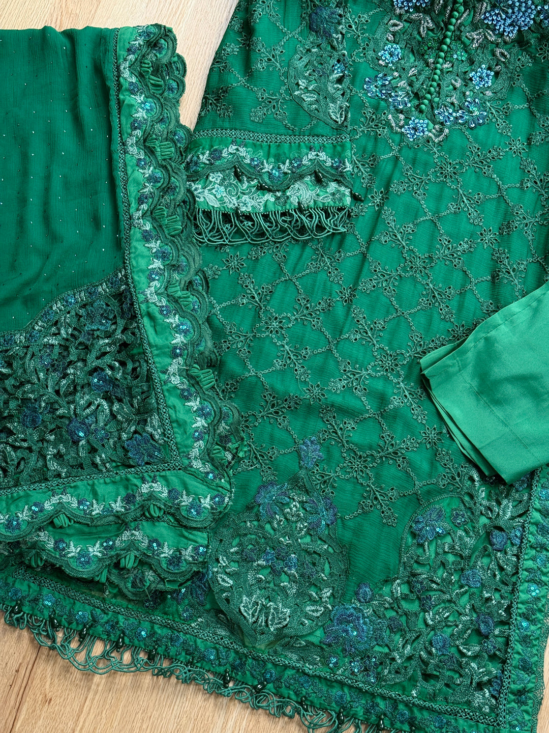 CHIFFON PARTYWEAR SUIT ALPW132