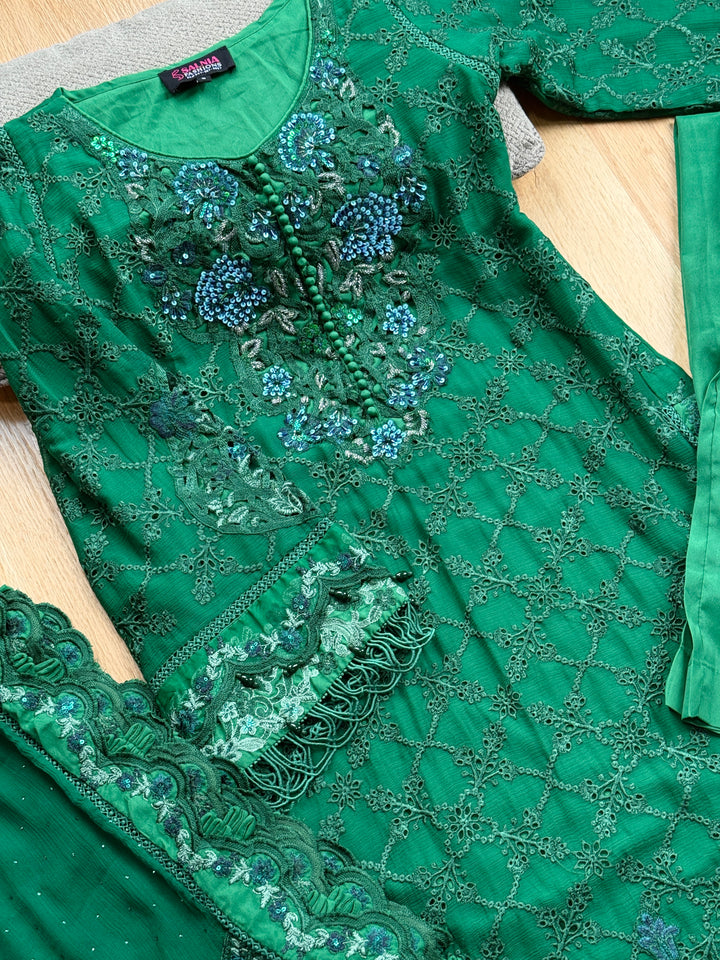 CHIFFON PARTYWEAR SUIT ALPW132