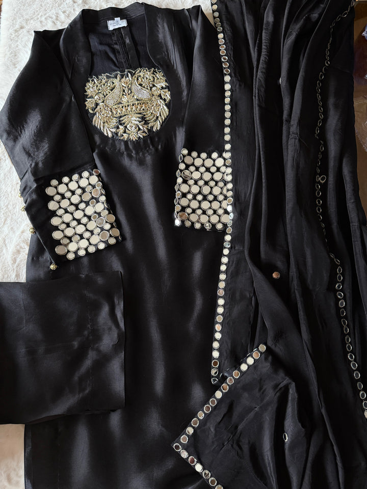 CUSTOM SERIES MIRROR WORK PARTYWEAR SUIT CSSF25