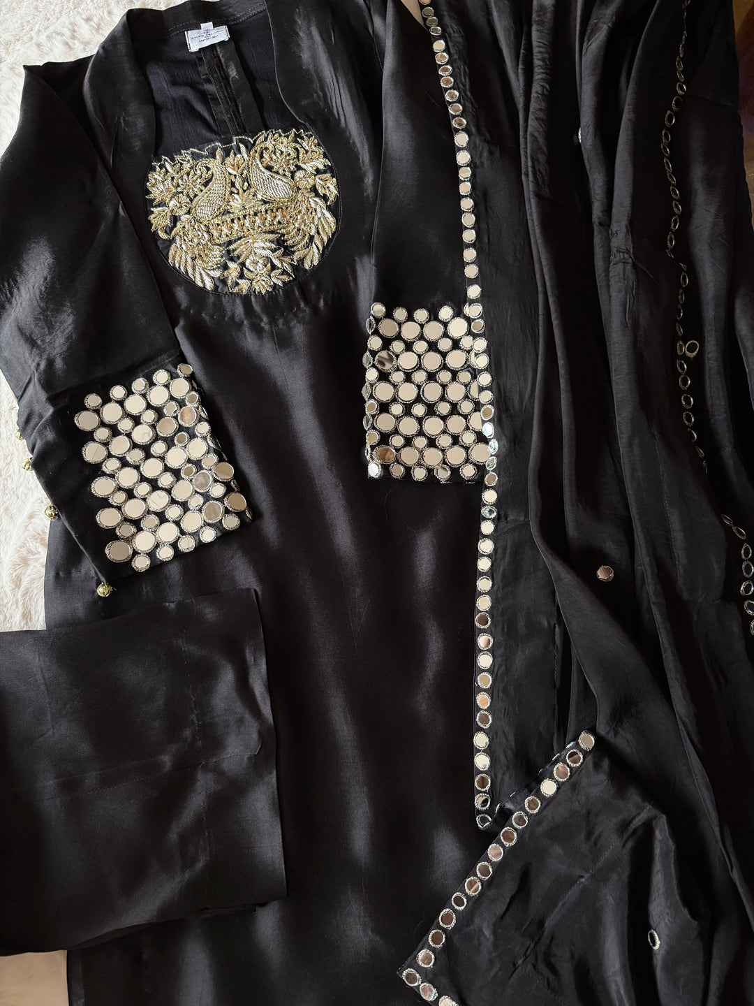 CUSTOM SERIES MIRROR WORK PARTYWEAR SUIT CSSF25