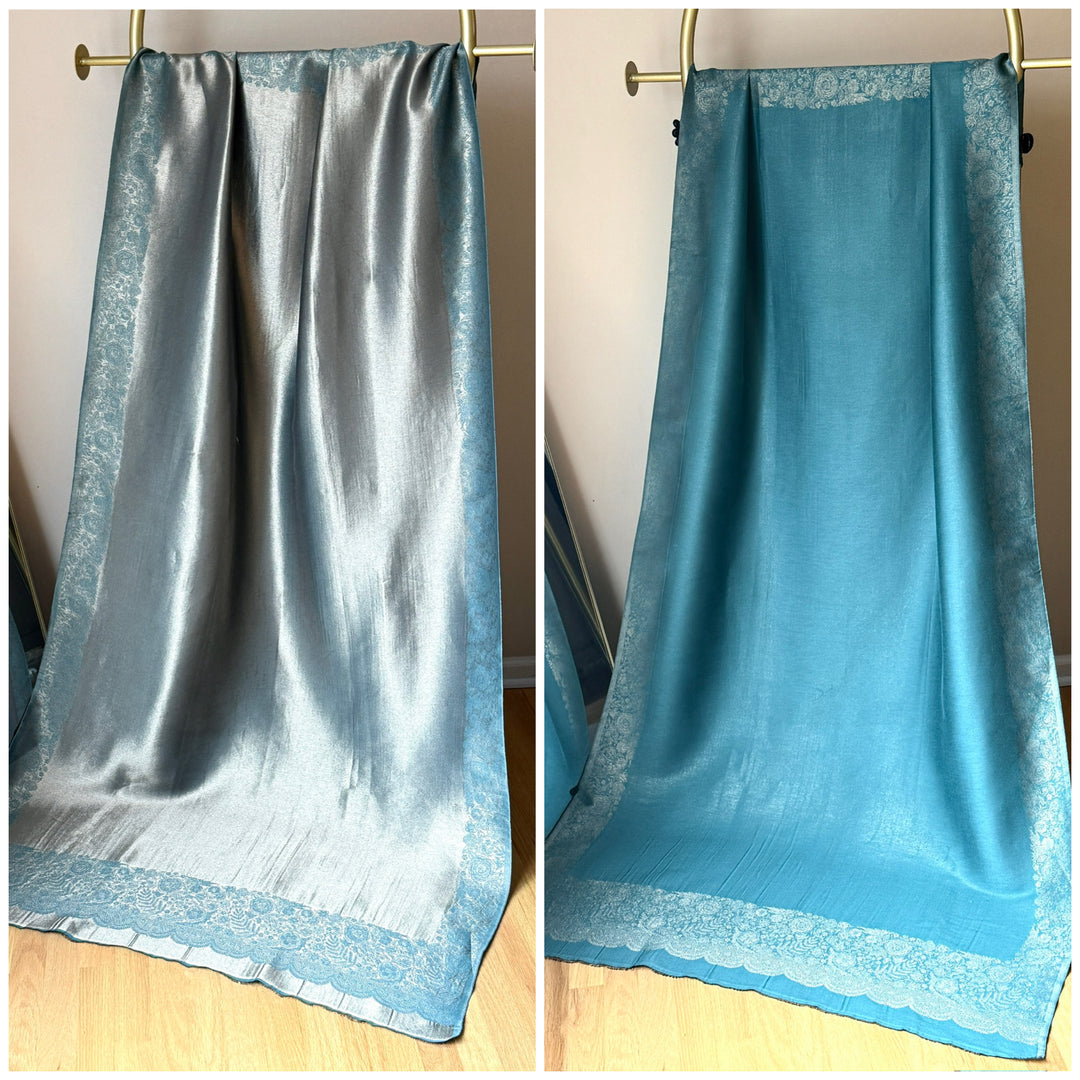KHANI MOONLIGHT WOVEN PASHMINA SHAWL KHSF17