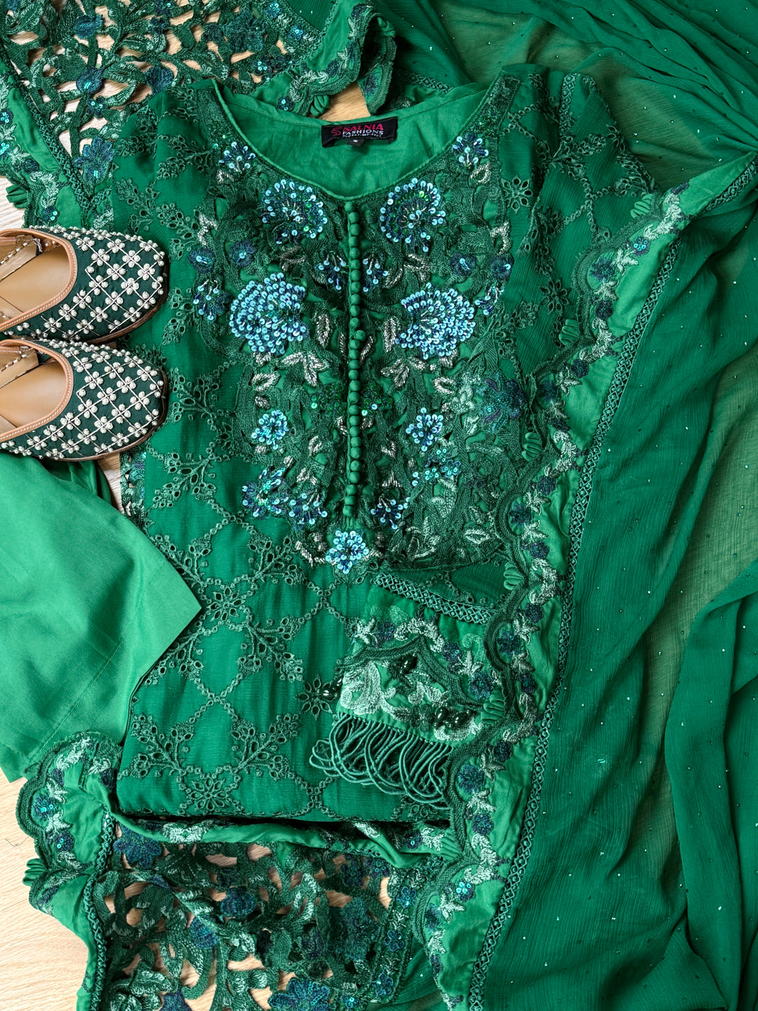 CHIFFON PARTYWEAR SUIT ALPW132