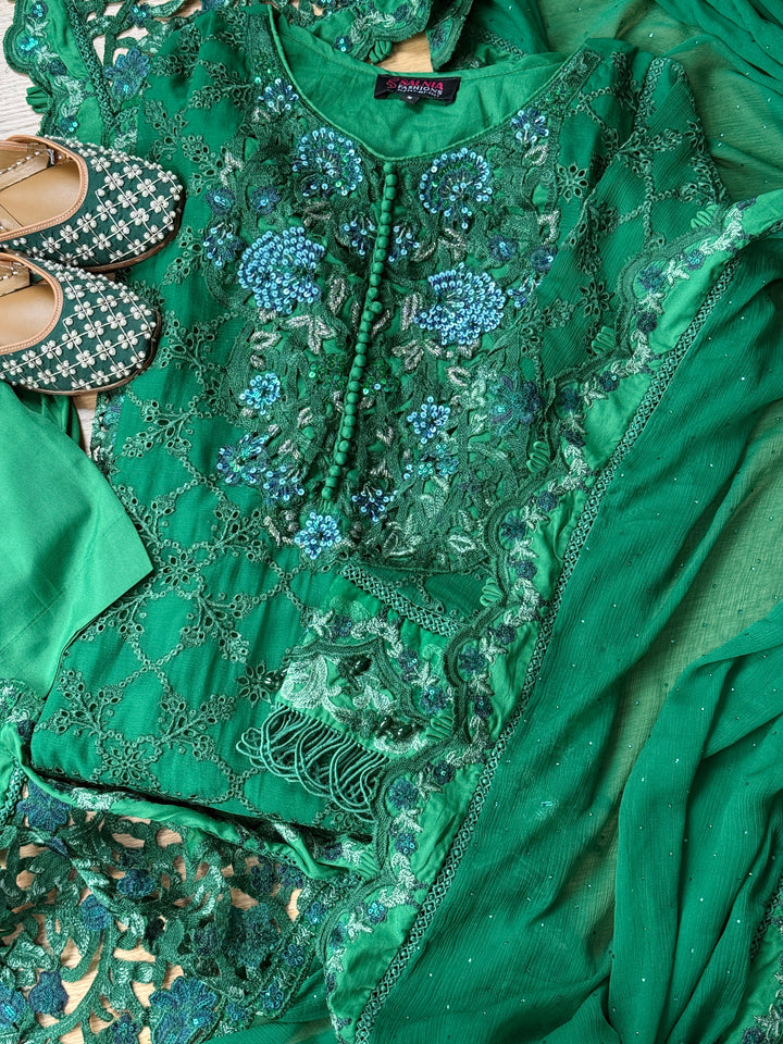 CHIFFON PARTYWEAR SUIT ALPW132