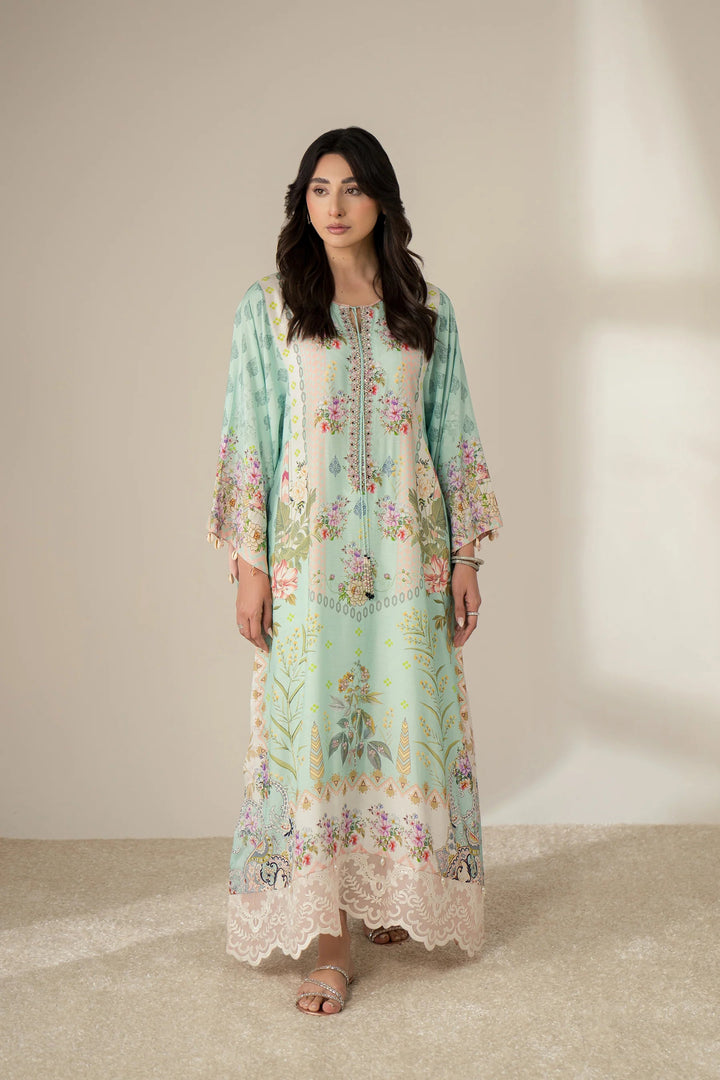 PURE CREPE SILK KAFTAN SET SFKF31