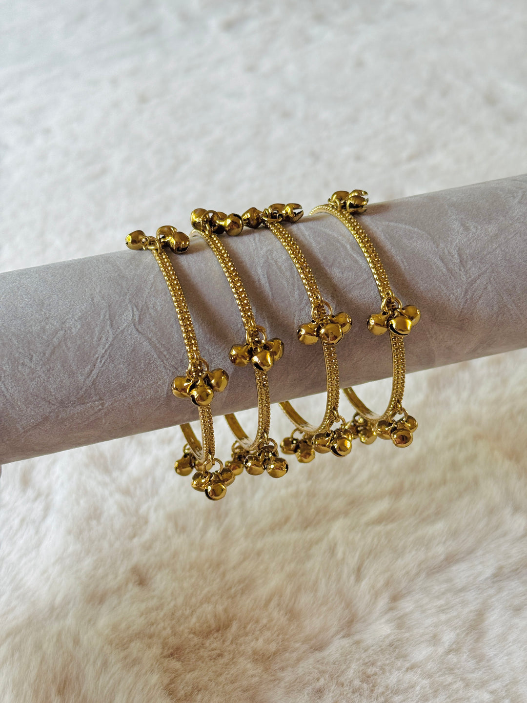 KASHMIRI GUNGROO BANGLES GOLD KSBG03